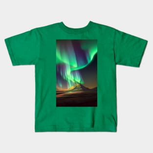 Aurora borealis Kids T-Shirt